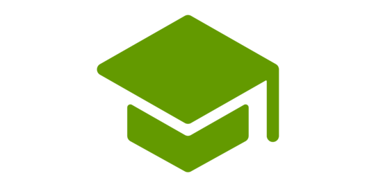 Schulen Icon grünes Schulen Icon