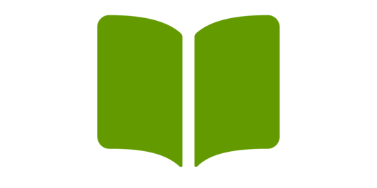 Buch Icon grünes Buch Icon